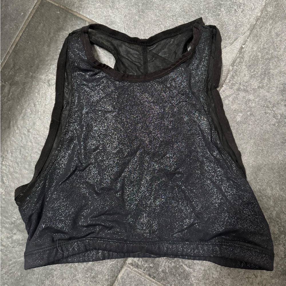 Beyond Yoga Racerback Sparkle Bra | Black Medium